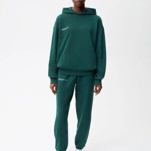 100% AUTHENTIC PANGAIA UNISEX HOODIE AND SWEATPANTS- TEAL- 365 HEAVYWEIGHT- S/M